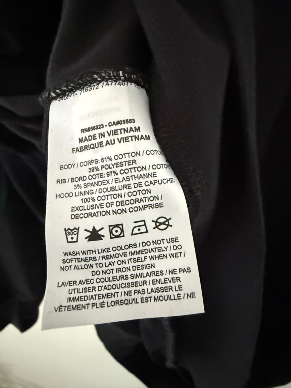 LIKE NEW Nike Dri-Fit Standard Issue Hoodie Sweatshirt Black Men’s Large Tall LT - Picture 13 of 15